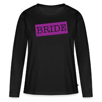 Bride Squad Braut Party Frauen Geschenk - Frauen Premium Bio Langarmshirt - Schwarz - Vorne - Julia (174cm)
