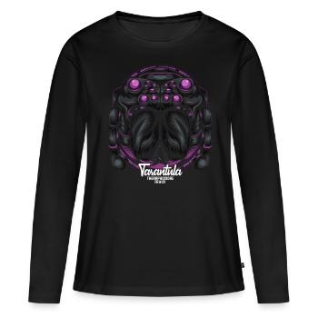 Vogelspinne - Frauen Premium Bio Langarmshirt - Schwarz - Vorne - Julia (174cm)