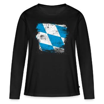 Bavaria - Women's Premium Organic Long Sleeve Shirt - black - Front - Julia (174cm)