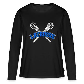 Lacrosse - T-shirt manches longues Premium bio Femme - noir - Devant - Julia (174cm)