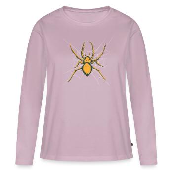 Spinne Giftige Spinne - Frauen Premium Bio Langarmshirt - Altrosa - Vorne - Julia (174cm)