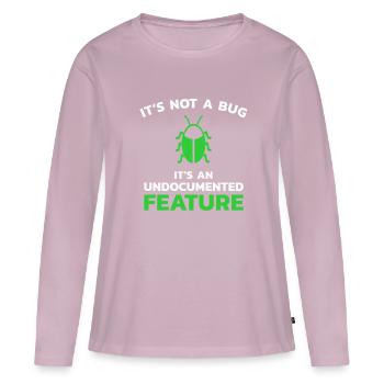 Programmierer Software-Entwickler Informatik - Frauen Premium Bio Langarmshirt - Altrosa - Vorne - Julia (174cm)