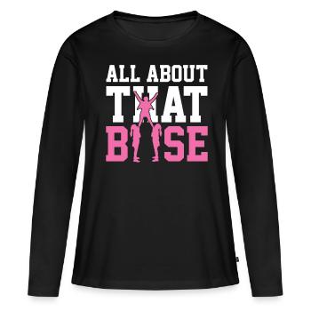 Cheerleading - T-shirt manches longues Premium bio Femme - noir - Devant - Julia (174cm)