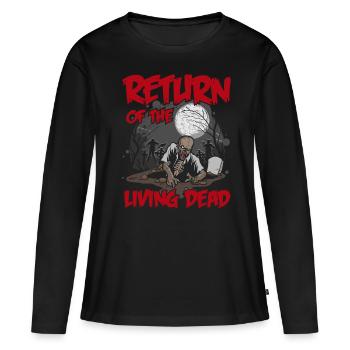 Living Dead Untote - Frauen Premium Bio Langarmshirt - Schwarz - Vorne - Julia (174cm)