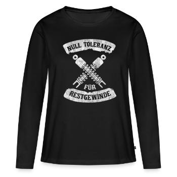 Tuning Cadeau - T-shirt manches longues Premium bio Femme - noir - Devant - Julia (174cm)
