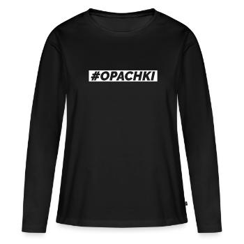 Opachki Classic Funny Scav Operator Realistic - Frauen Premium Bio Langarmshirt - Schwarz - Vorne - Julia (174cm)