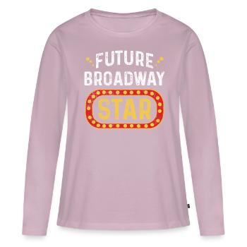Theater actor - Women's Premium Organic Long Sleeve Shirt - dusky pink - Front - Julia (174cm)