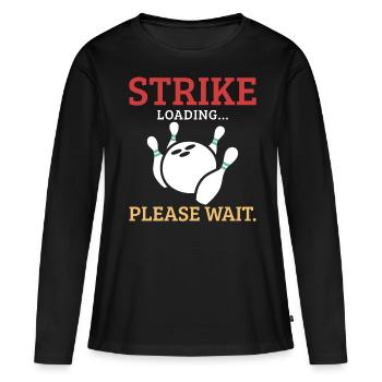 Skittles bowling bowling - Women's Premium Organic Long Sleeve Shirt - black - Front - Julia (174cm)