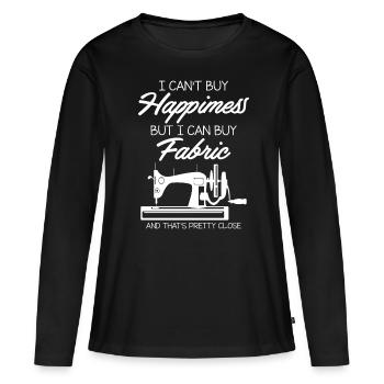 Sewing machine gift seamstress seamstress - Women's Premium Organic Long Sleeve Shirt - black - Front - Julia (174cm)