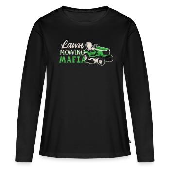 Gartenarbeit - Frauen Premium Bio Langarmshirt - Schwarz - Vorne - Julia (174cm)