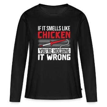 Electrical engineering - Women's Premium Organic Long Sleeve Shirt - black - Front - Julia (174cm)
