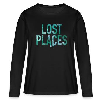 Lost Places - Urbex - Women's Premium Organic Long Sleeve Shirt - black - Front - Julia (174cm)
