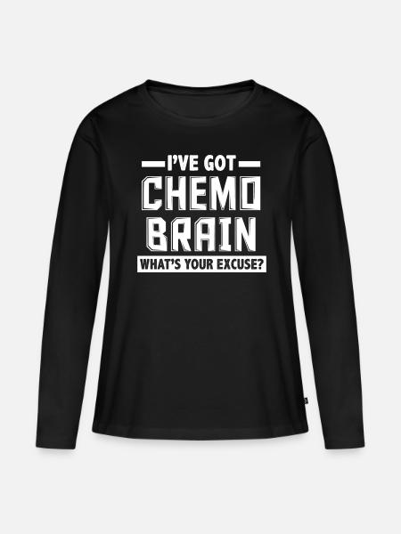 Chemo Ausrede - Frauen Premium Bio Langarmshirt - Schwarz