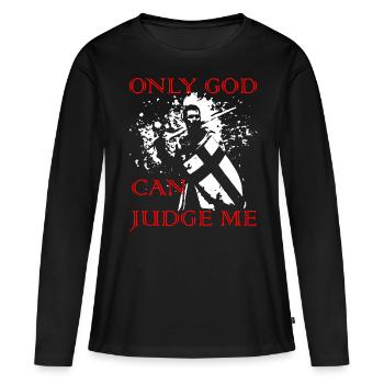 2reborn Kreuzritter Templer Crossknight knight - Frauen Premium Bio Langarmshirt - Schwarz - Vorne - Julia (174cm)
