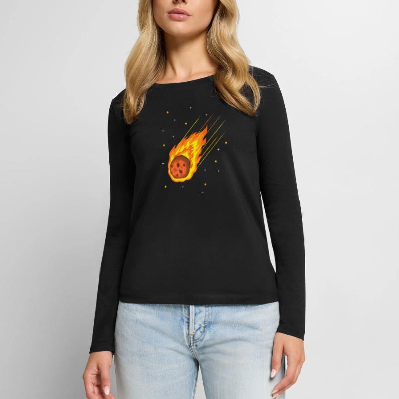 Meteorite Asteroid Comets Meteor shower Women's Premium Organic Long Sleeve Shirt