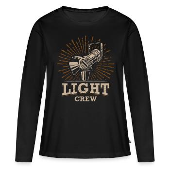 Lighting technology LIGHT CREW lighting technicians - Women's Premium Organic Long Sleeve Shirt - black - Front - Julia (174cm)