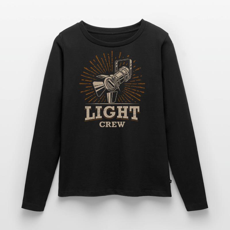 LIGHT CREW Lighting Technology Lighting Technician Women's Premium Organic Long Sleeve Shirt