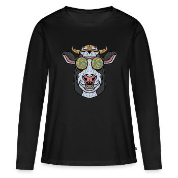 Autistic Autism Autistic - Women's Premium Organic Long Sleeve Shirt - black - Front - Julia (174cm)