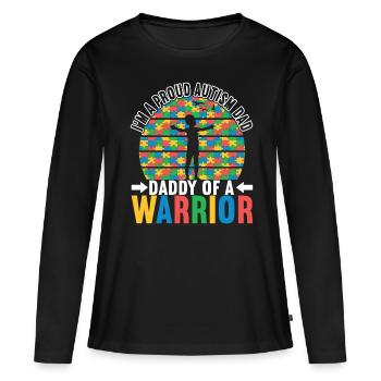 Autistic Autism Autistic - Women's Premium Organic Long Sleeve Shirt - black - Front - Julia (174cm)