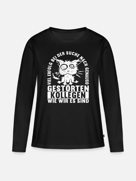 Abschiedsgeschenk Kollege Jobwechsel - Frauen Premium Bio Langarmshirt - Schwarz