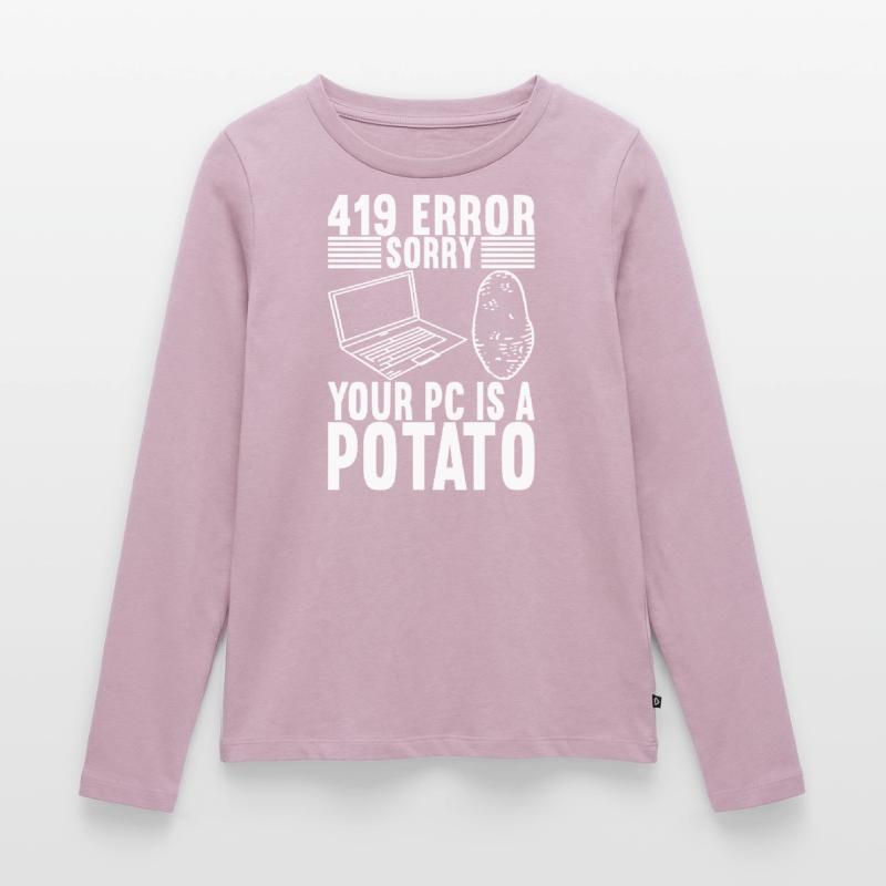 Programmierer Informatiker Frauen Premium Bio Langarmshirt