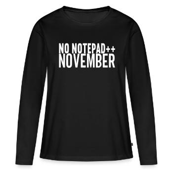 Programmierer Informatiker - Frauen Premium Bio Langarmshirt - Schwarz - Vorne - Julia (174cm)