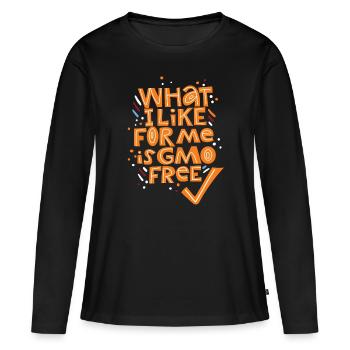 Politique communautaire, cohésion économique et sociale, cohésion économique et sociale - T-shirt manches longues Premium bio Femme - noir - Devant - Julia (174cm)