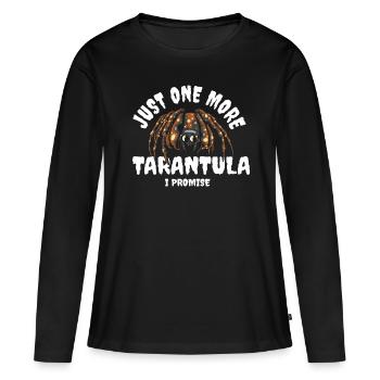Tarentule Arachnide de compagnie - T-shirt manches longues Premium bio Femme - noir - Devant - Julia (174cm)