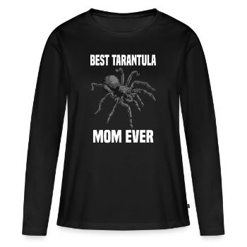 Tarentule Arachnide de compagnie - T-shirt manches longues Premium bio Femme - noir - Devant - Julia (174cm)
