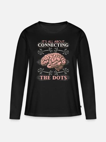 Nervenzellen Gehirn Gehirnchirurg lustiger Spruch - Frauen Premium Bio Langarmshirt - Schwarz