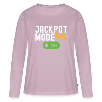 Pinball Flipper - Frauen Premium Bio Langarmshirt - Altrosa - Vorne - Julia (174cm)