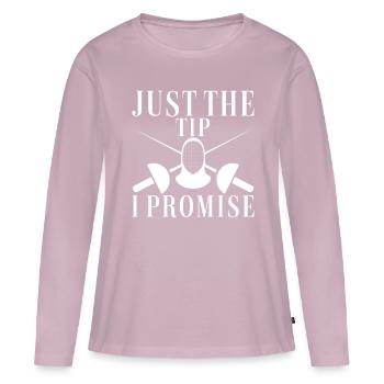 Fencing Fencing - Women's Premium Organic Long Sleeve Shirt - dusky pink - Front - Julia (174cm)