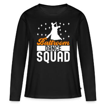 Danse de salon Danseurs de salon Danseurs de salon Danseurs de salon - T-shirt manches longues Premium bio Femme - noir - Devant - Julia (174cm)