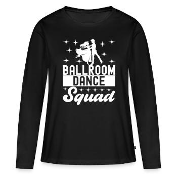 Danse de salon Danseurs de salon Danseurs de salon Danseurs de salon - T-shirt manches longues Premium bio Femme - noir - Devant - Julia (174cm)