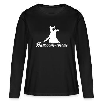 Danse de salon Danseurs de salon Danseurs de salon Danseurs de salon - T-shirt manches longues Premium bio Femme - noir - Devant - Julia (174cm)