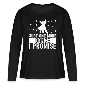 Danse de salon Danseurs de salon Danseurs de salon Danseurs de salon - T-shirt manches longues Premium bio Femme - noir - Devant - Julia (174cm)