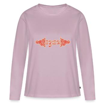 ACAB - Frauen Premium Bio Langarmshirt - Altrosa - Vorne - Julia (174cm)