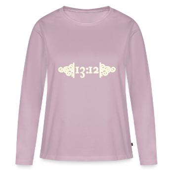 ACAB Antifa Ornament - Frauen Premium Bio Langarmshirt - Altrosa - Vorne - Julia (174cm)