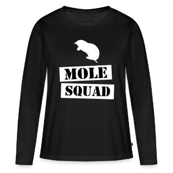 join the mole squad - Women's Premium Organic Long Sleeve Shirt - black - Front - Julia (174cm)