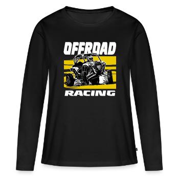 Autocross - Buggy - 4x4 - Offroad - T-shirt manches longues Premium bio Femme - noir - Devant - Julia (174cm)