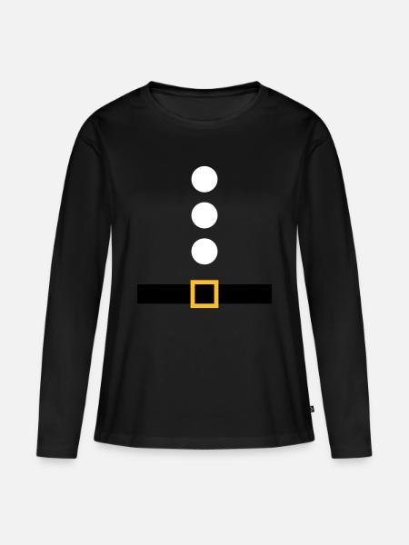Santa Claus - Women's Premium Organic Long Sleeve Shirt - black