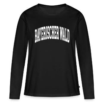 Bavarian Forest - Women's Premium Organic Long Sleeve Shirt - black - Front - Julia (174cm)