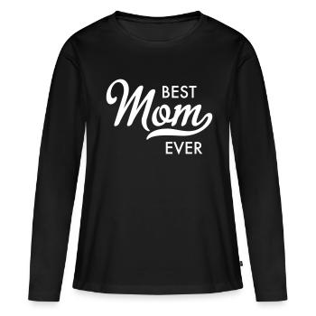 mummy - Women's Premium Organic Long Sleeve Shirt - black - Front - Julia (174cm)