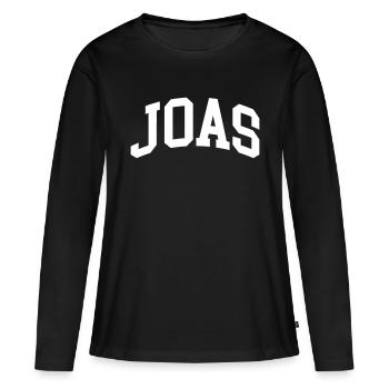 Jacobs - T-shirt manches longues Premium bio Femme - noir - Devant - Julia (174cm)