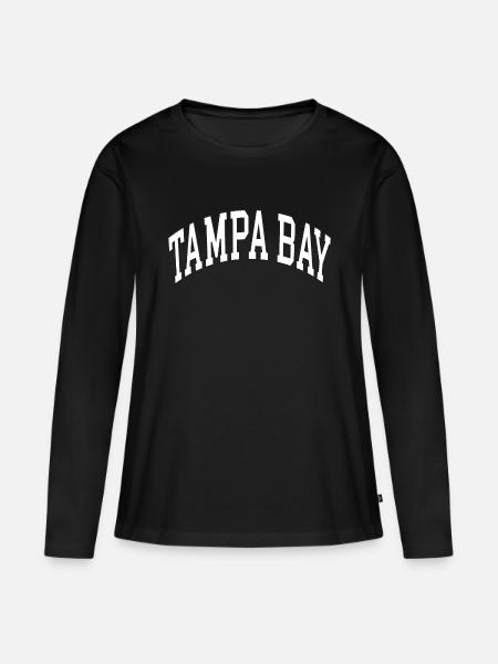 Tampa Bay - Frauen Premium Bio Langarmshirt - Schwarz