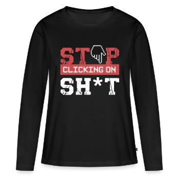 Cybersicherheit Hacker Programmierung Geschenkidee - Frauen Premium Bio Langarmshirt - Schwarz - Vorne - Julia (174cm)