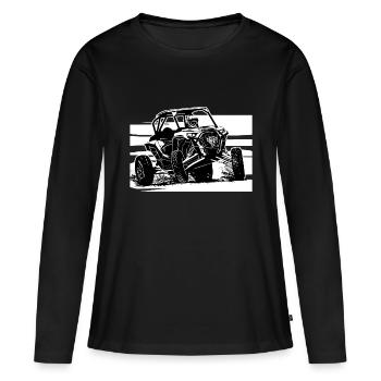 Autocross - Buggy - 4x4 - Offroad - T-shirt manches longues Premium bio Femme - noir - Devant - Julia (174cm)
