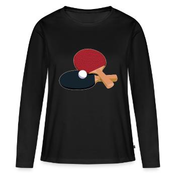 Table tennis bats Handle types Table Table tennis - Women's Premium Organic Long Sleeve Shirt - black - Front - Julia (174cm)