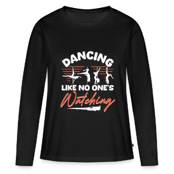 Pole Dancing Poleddance - T-shirt manches longues Premium bio Femme - noir - Devant - Julia (174cm)
