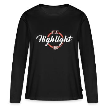 Ce point culminant Tho artiste de maquillage artiste de maquillage - T-shirt manches longues Premium bio Femme - noir - Devant - Julia (174cm)